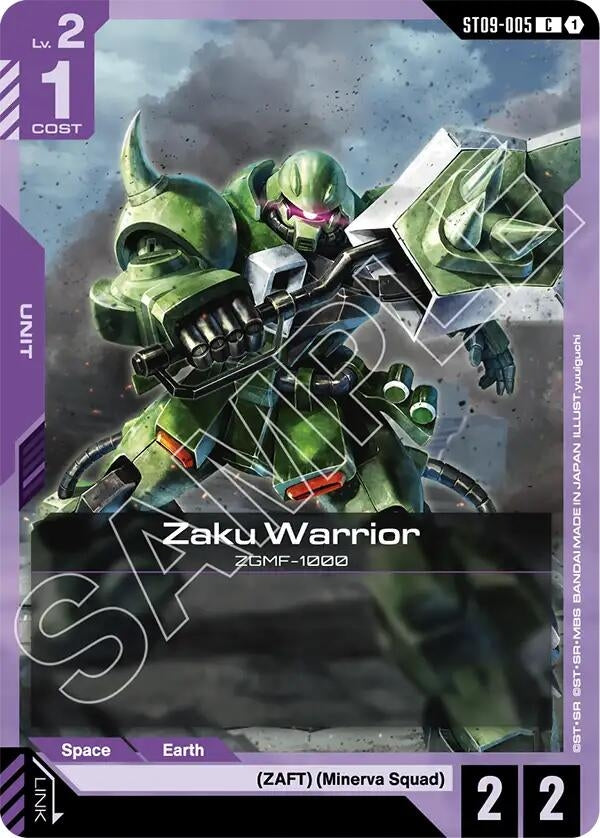 Image for Zaku Warrior (ST09-005) (Starter Deck 09: Destiny Ignition) - Gundam Card Game