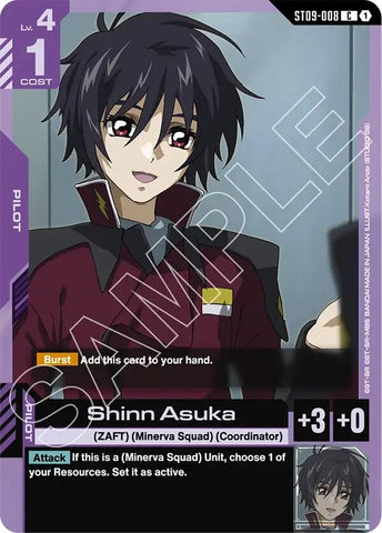 Image for Shinn Asuka (ST09-008) (Starter Deck 09: Destiny Ignition) - Gundam Card Game