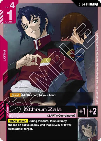 Image for Athrun Zala (ST04-011) (Starter Deck 09: Destiny Ignition) - Gundam Card Game
