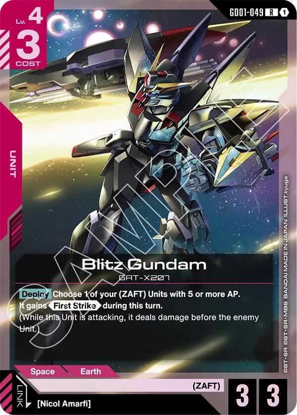 Image for Blitz Gundam (GD01-049) (Starter Deck 09: Destiny Ignition) - Gundam Card Game