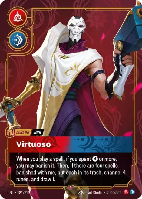 Image for Jhin - Virtuoso (181/219) (Unleashed) - Riftbound: League of Legends Trading Card Game