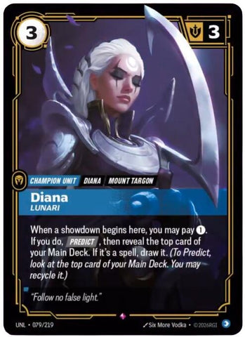 Image for Diana - Lunari (079/219) (Unleashed) - Riftbound: League of Legends Trading Card Game