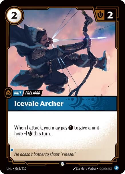 Image for Icevale Archer (065/219) (Unleashed) - Riftbound: League of Legends Trading Card Game