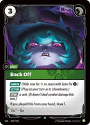 Image for Back Off (042/219) (Unleashed) - Riftbound: League of Legends Trading Card Game