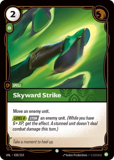 Image for Skyward Strike (038/219) (Unleashed) - Riftbound: League of Legends Trading Card Game