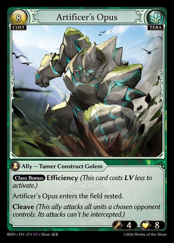 Artificer's Opus (373) [Radiant Origins]