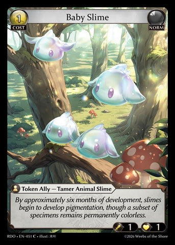 Baby Slime (Curio Foil) (51) [Radiant Origins]