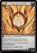Lesser Boon of Dux (23) [Radiant Origins: Pantheon]