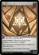 Lesser Boon of Ozymandias (33) [Radiant Origins: Pantheon]