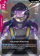 Image for Human Karma (Store Tournament Participant Pack 04) (GD03-113) (Gundam Promotional Cards) (GCG-PR) - Gundam Card Game