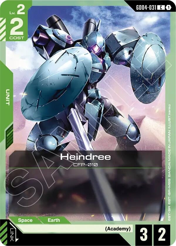 Image for Heindree (GD04-031) (Phantom Aria) - Gundam Card Game
