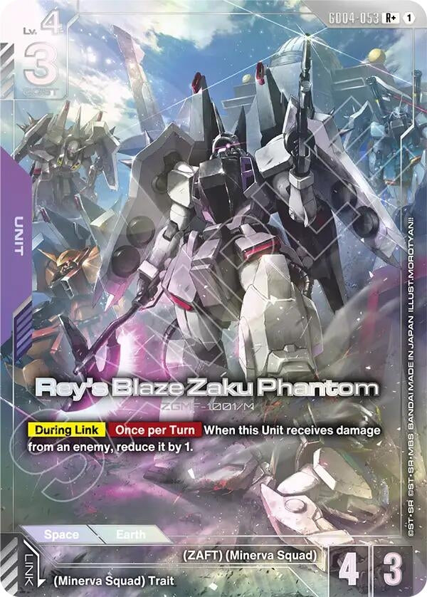 Image for Rey's Blaze Zaku Phantom (R+) (GD04-053) (Phantom Aria) - Gundam Card Game