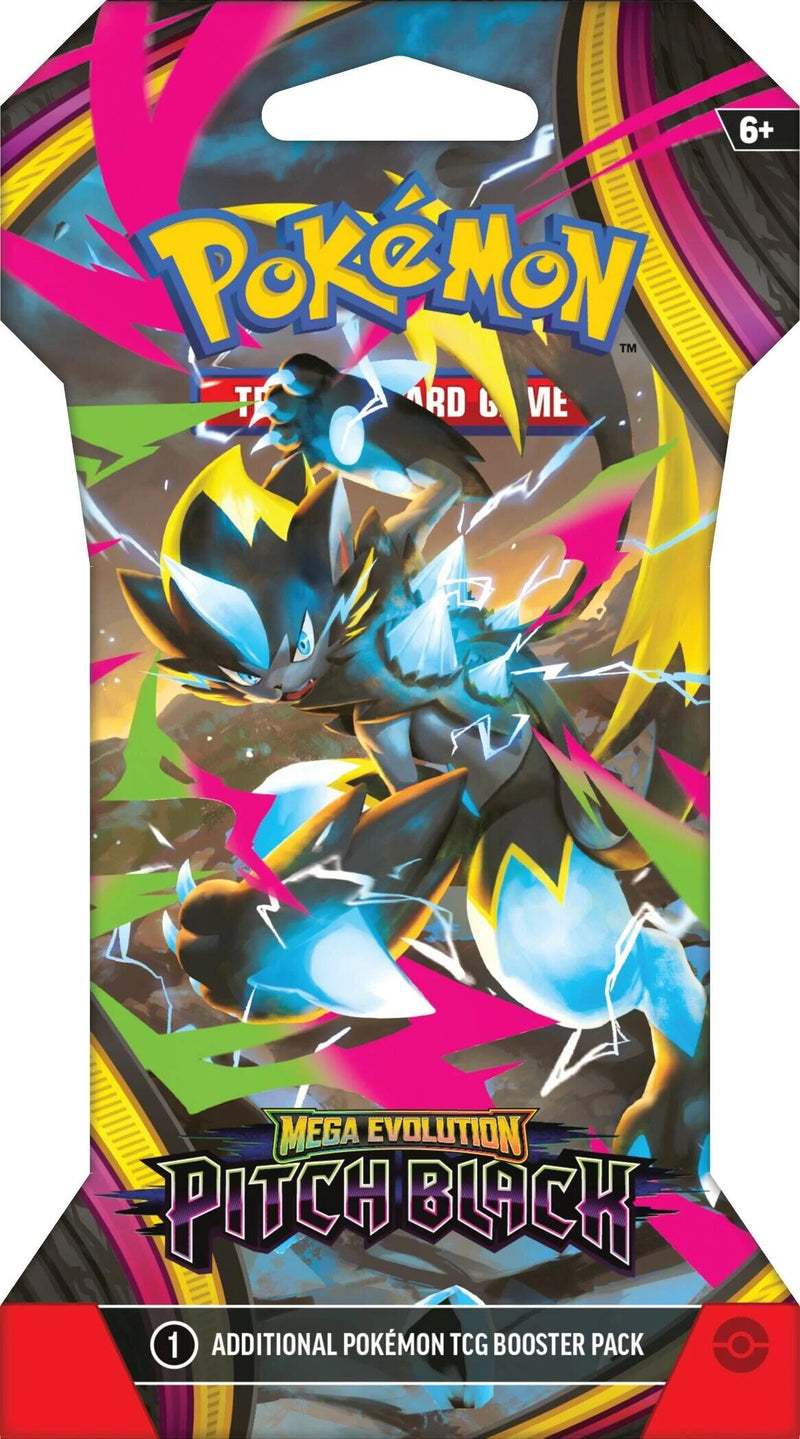 Mega Evolution: Pitch Black - Sleeved Booster Pack Pre-Order
