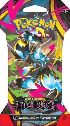 Mega Evolution: Pitch Black - Sleeved Booster Pack Pre-Order