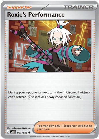 Image for Roxie's Performance (081/086) (ME04: Chaos Rising) - Pokemon
