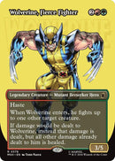 Image for Wolverine, Fierce Fighter (Borderless) (378) (Marvel Super Heroes) - Magic: The Gathering