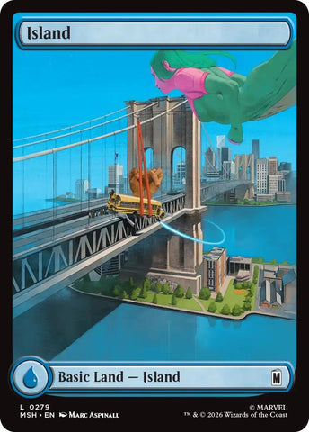 Image for Island (0279) (279) (Marvel Super Heroes) - Magic: The Gathering