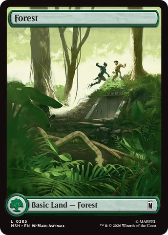 Image for Forest (0285) (285) (Marvel Super Heroes) - Magic: The Gathering