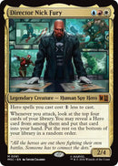 Image for Director Nick Fury (Surge Foil) (81) (Commander: Marvel Super Heroes) - Magic: The Gathering