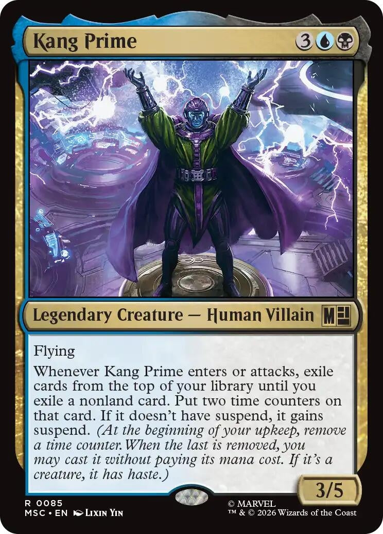 Image for Kang Prime (Surge Foil) (85) (Commander: Marvel Super Heroes) - Magic: The Gathering