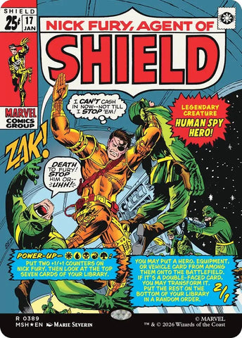 Nick Fury, Agent of SHIELD (Borderless) (0389) (389) (Marvel Super Heroes)