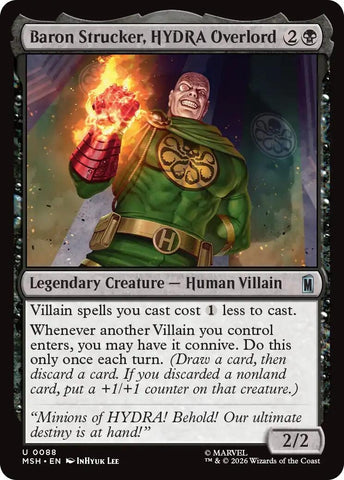 Baron Strucker, HYDRA Overlord (88) (Marvel Super Heroes)