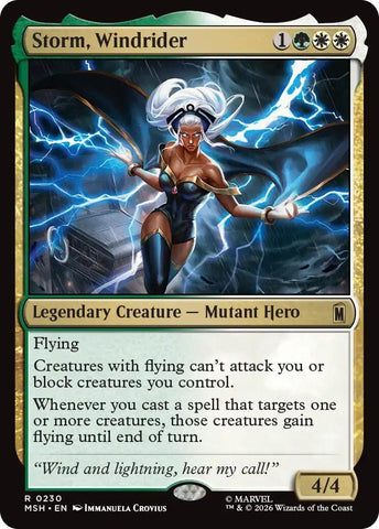Storm, Windrider (230) (Marvel Super Heroes)