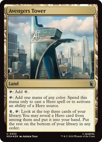 Avengers Tower (Surge Foil) (452) (Marvel Super Heroes)