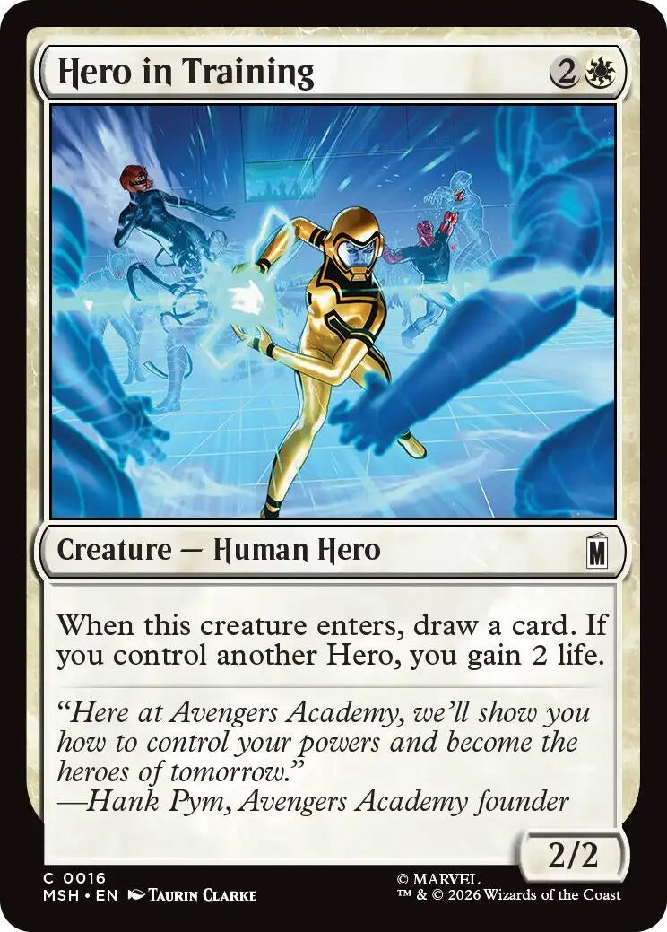 Image for Hero in Training (16) (Marvel Super Heroes) - Magic: The Gathering