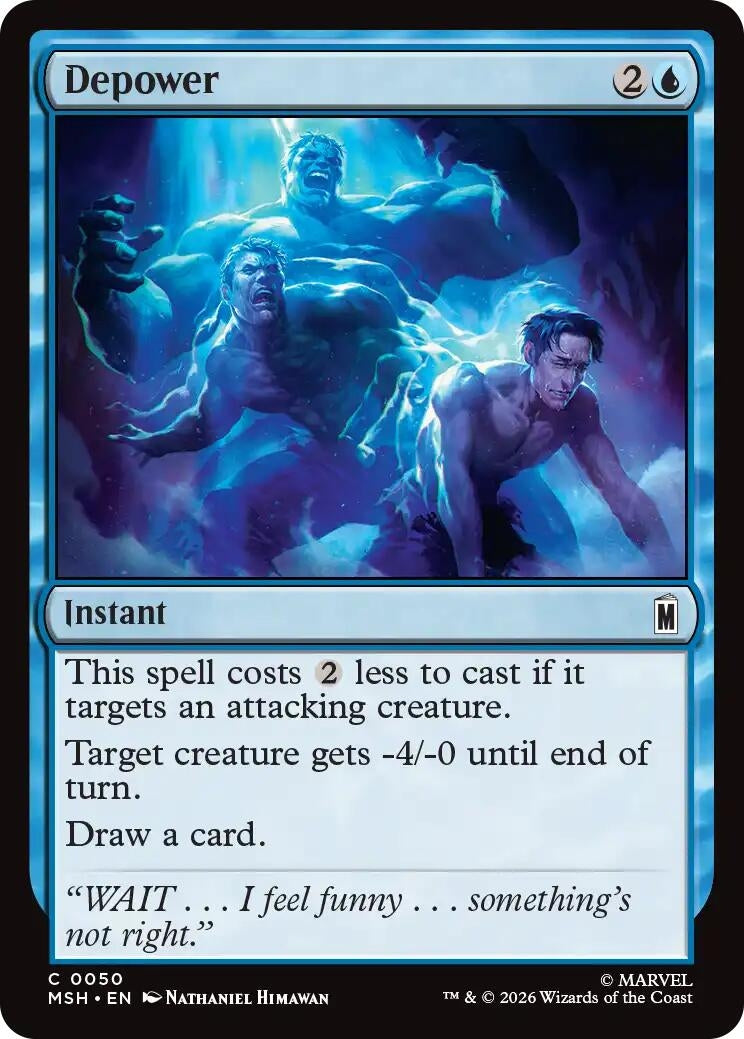 Image for Depower (50) (Marvel Super Heroes) - Magic: The Gathering