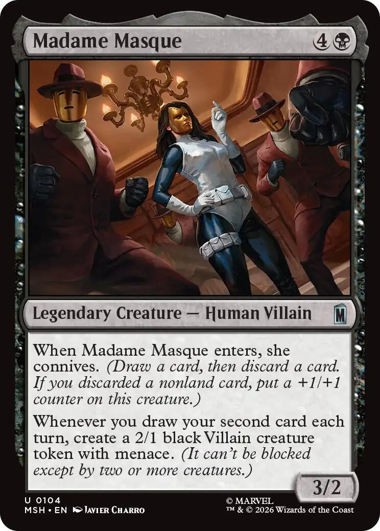 Image for Madame Masque (104) (Marvel Super Heroes) - Magic: The Gathering