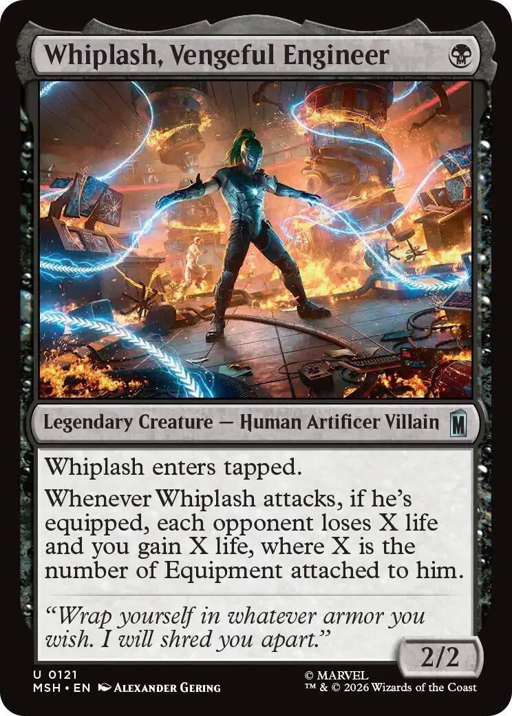 Whiplash, Vengeful Engineer (121) (Marvel Super Heroes)