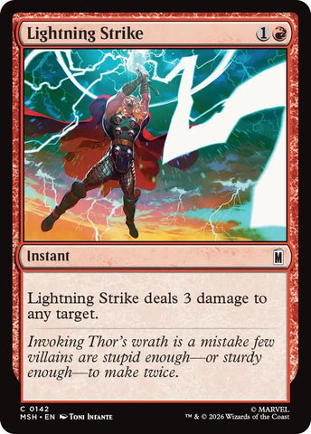 Lightning Strike (142) (Marvel Super Heroes)