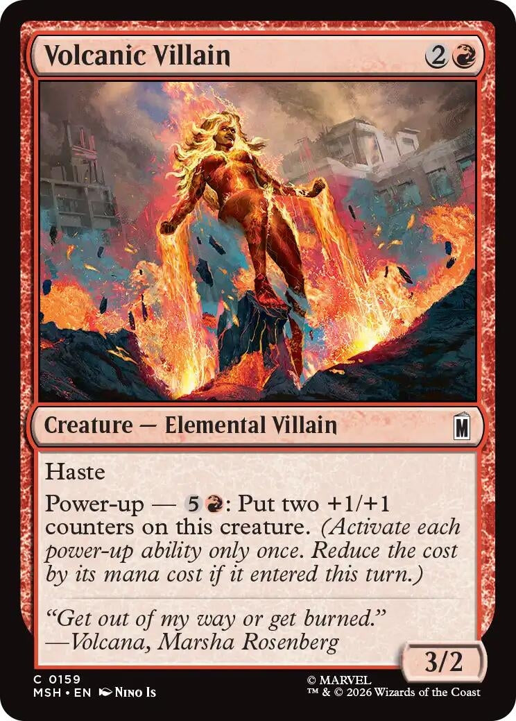 Volcanic Villain (159) (Marvel Super Heroes)