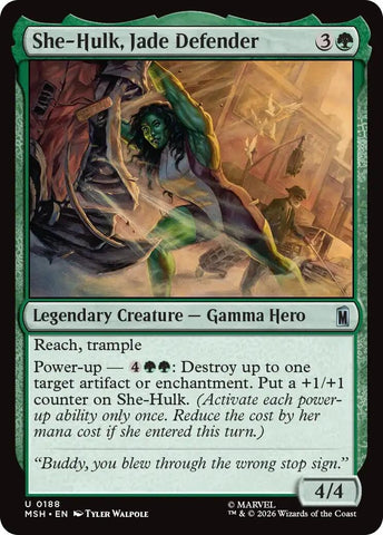 She-Hulk, Jade Defender (188) (Marvel Super Heroes)