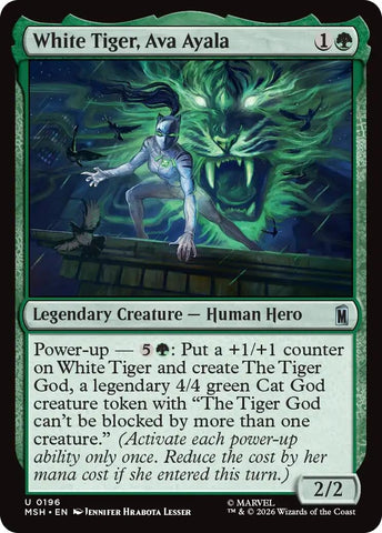 White Tiger, Ava Ayala (196) (Marvel Super Heroes)