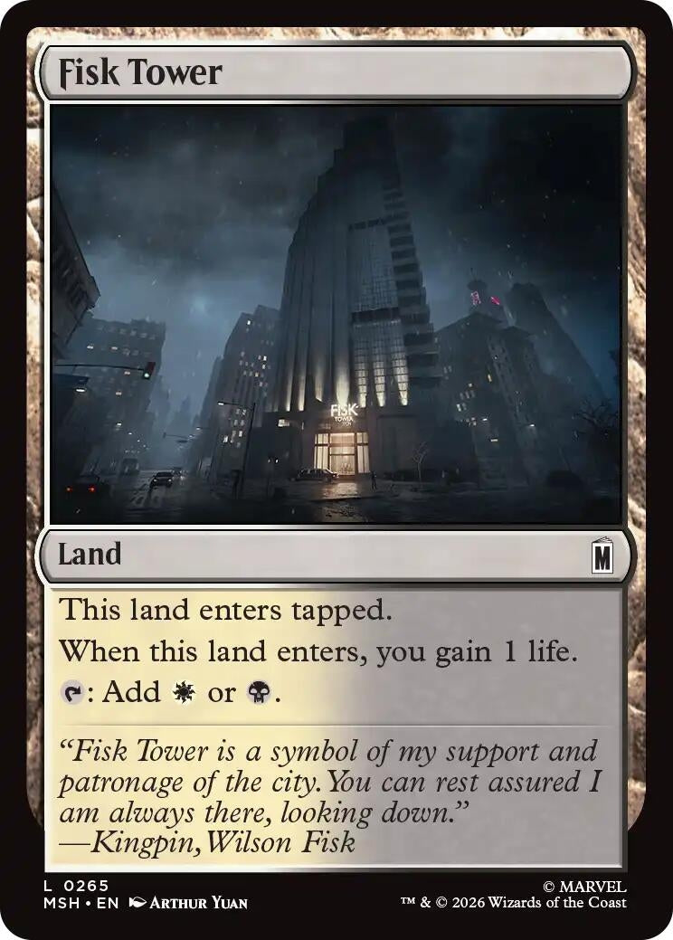 Image for Fisk Tower (265) (Marvel Super Heroes) - Magic: The Gathering