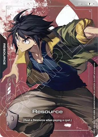 Resource (RP-034) (Premium Accessory Set - Mobile Suit Gundam: Iron-Blooded Orphans) (RP-034) (Promotional Resource Tokens)