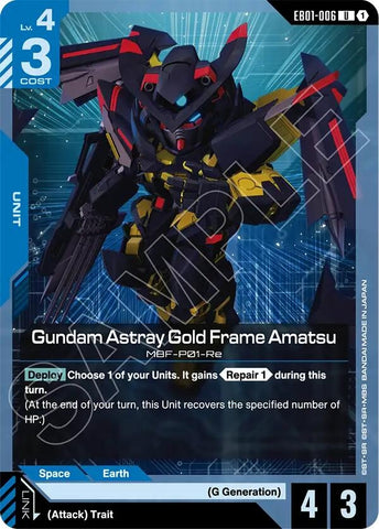Image for Gundam Astray Gold Frame Amatsu (EB01-006) (Eternal Nexus) - Gundam Card Game