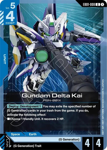 Image for Gundam Delta Kai (EB01-008) (Eternal Nexus) - Gundam Card Game