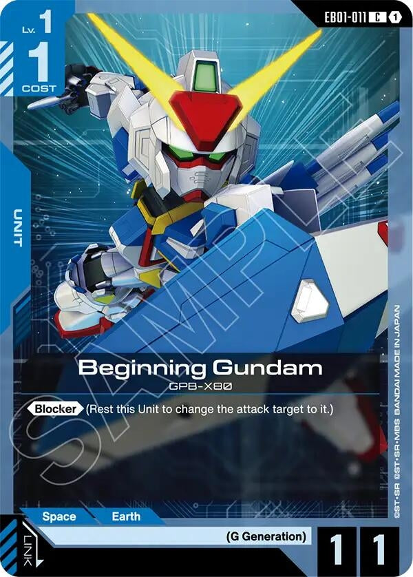 Image for Beginning Gundam (EB01-011) (Eternal Nexus) - Gundam Card Game