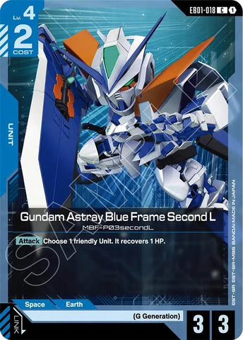 Image for Gundam Astray Blue Frame Second L (EB01-018) (Eternal Nexus) - Gundam Card Game