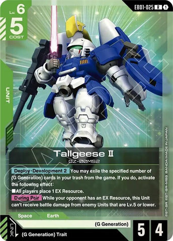 Image for Tallgeese II (EB01-025) (Eternal Nexus) - Gundam Card Game