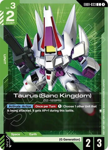 Image for Taurus (Sanc Kingdom) (EB01-033) (Eternal Nexus) - Gundam Card Game