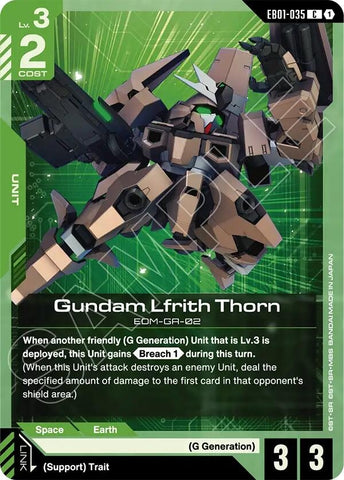 Image for Gundam Lfrith Thorn (EB01-035) (Eternal Nexus) - Gundam Card Game