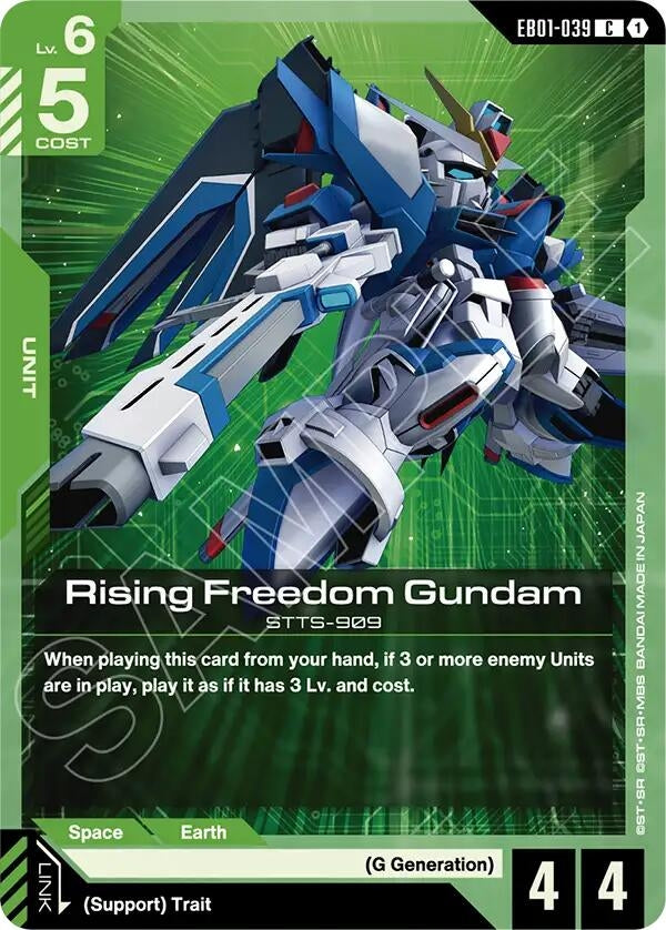 Image for Rising Freedom Gundam (EB01-039) (Eternal Nexus) - Gundam Card Game