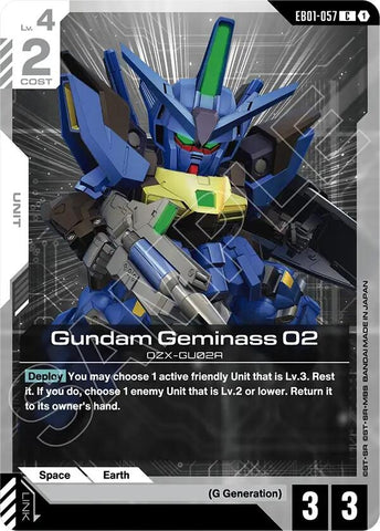 Image for Gundam Geminass 02 (EB01-057) (Eternal Nexus) - Gundam Card Game