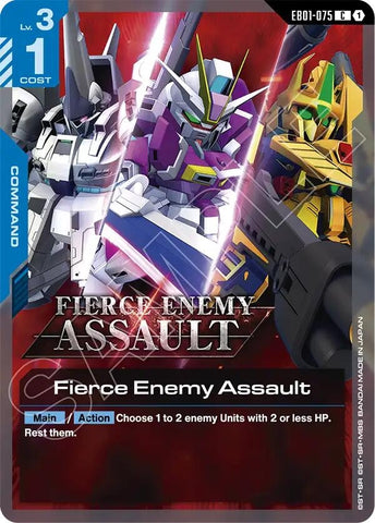 Image for Fierce Enemy Assault (EB01-075) (Eternal Nexus) - Gundam Card Game