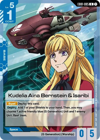 Image for Kudelia Aina Bernstein & Isaribi (EB01-085) (Eternal Nexus) - Gundam Card Game