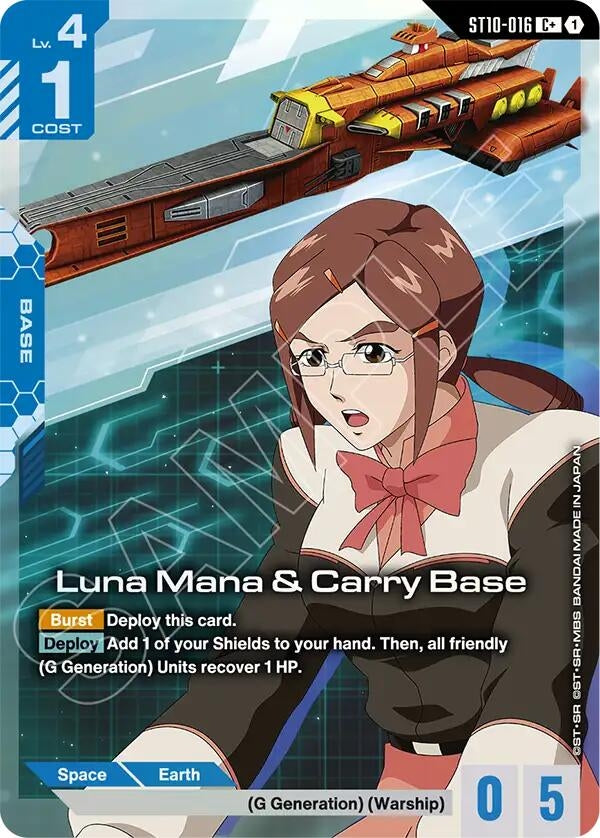 Luna Mana & Carry Base (C+) (ST10-016) (Starter Deck 10: Generation Pulse)
